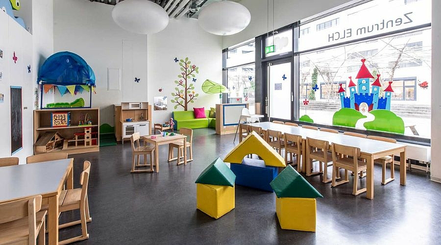 Der Kinderraum des Zentrums ELCH Accu